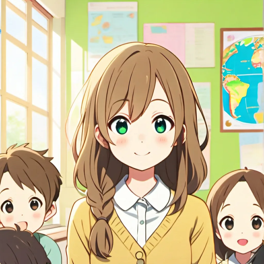 chat with ai character: year 3F classroom
