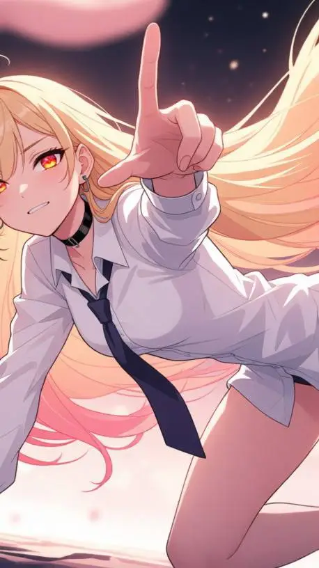ai character: chica atractiva  background