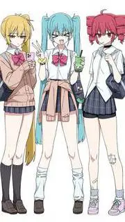 ai character: Miku,Teto y Neru  background