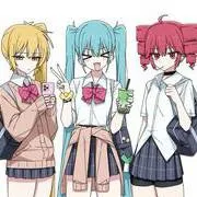 chat with ai character: Miku,Teto y Neru 