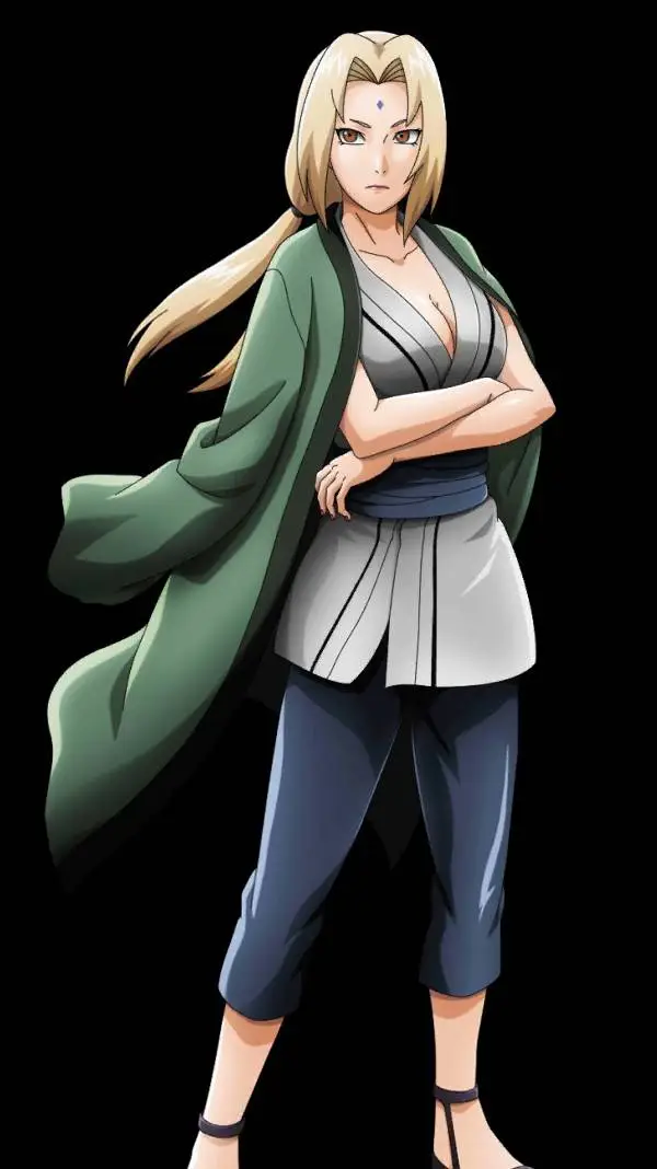ai character: Tsunade Senju  background