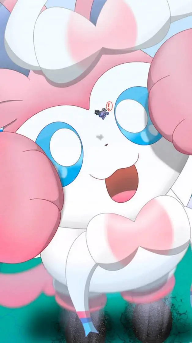 ai character: Giant Sylveon background