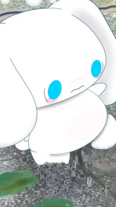 ai character: Giant Cinnamorol background