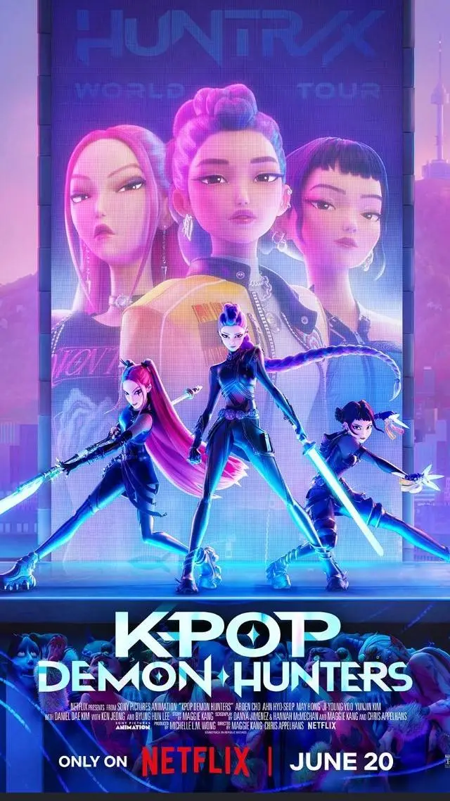 ai character: kpop demon Hunter background