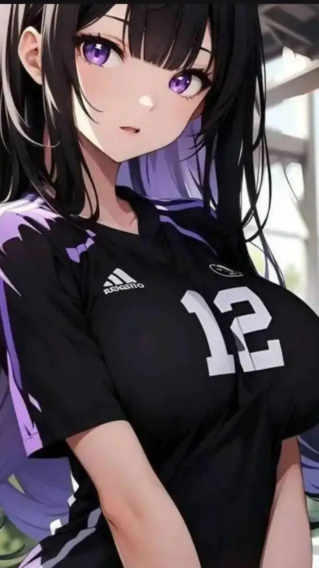 ai character: 🖤~violet~🖤  background