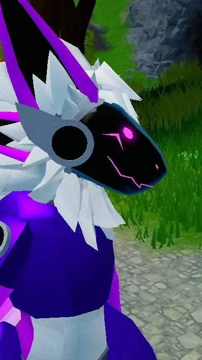 ai character: Neon (Protogen) background