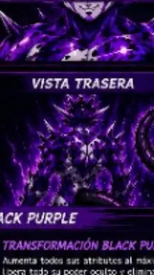 ai character: gachia blak purpel background