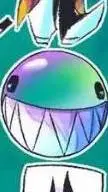 ai character: bubble background