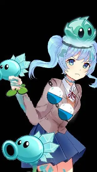 ai character: Miku AGH background