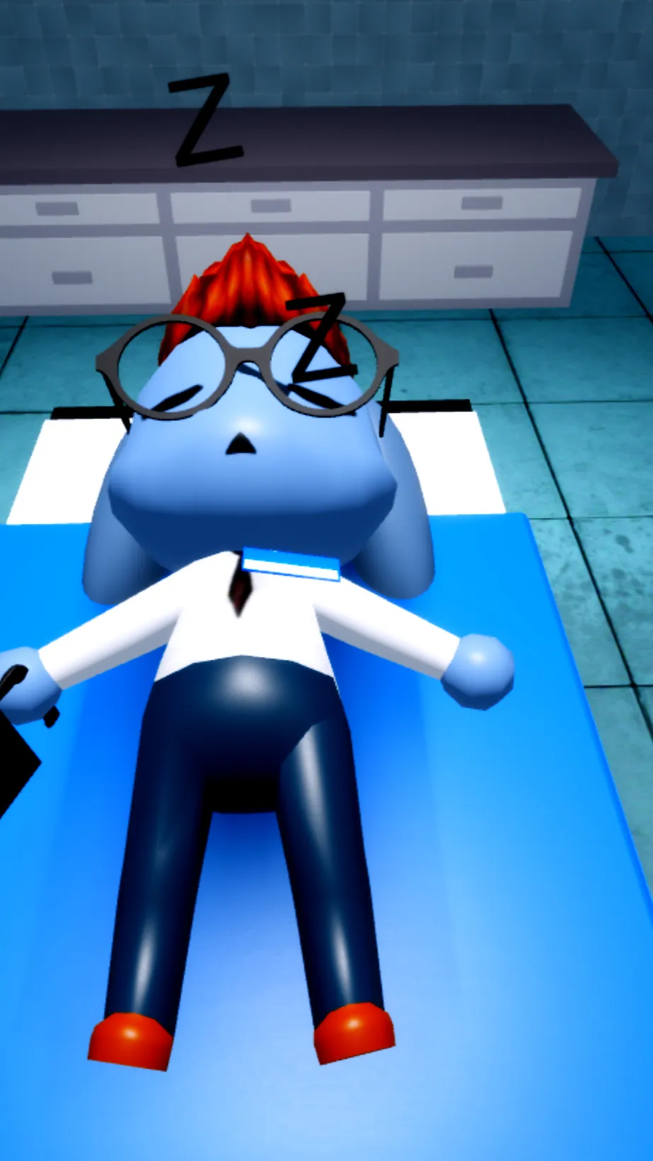 ai character: Sleepy Ron background