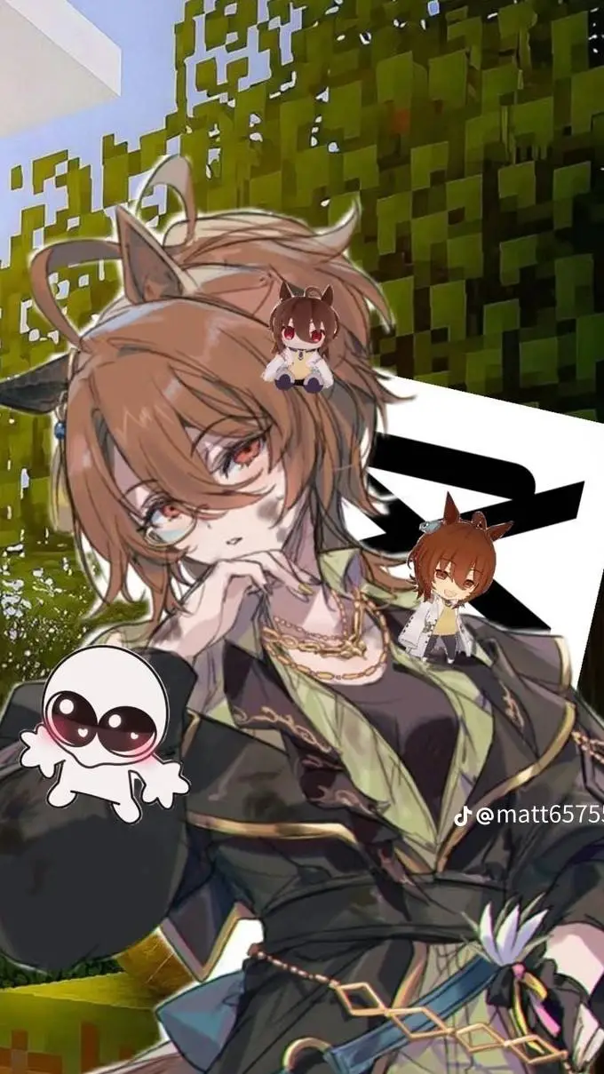 ai character: angnes yandere  background