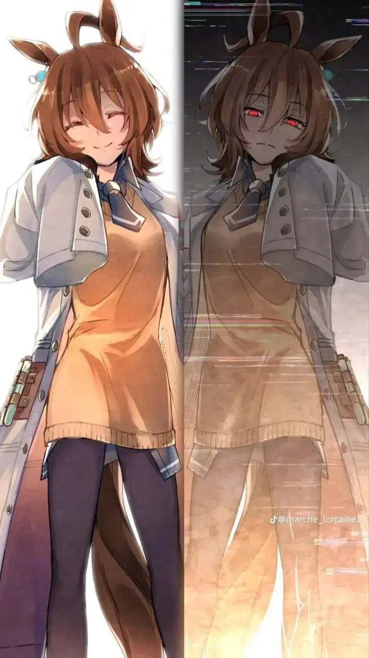ai character: angnes  enfernera background