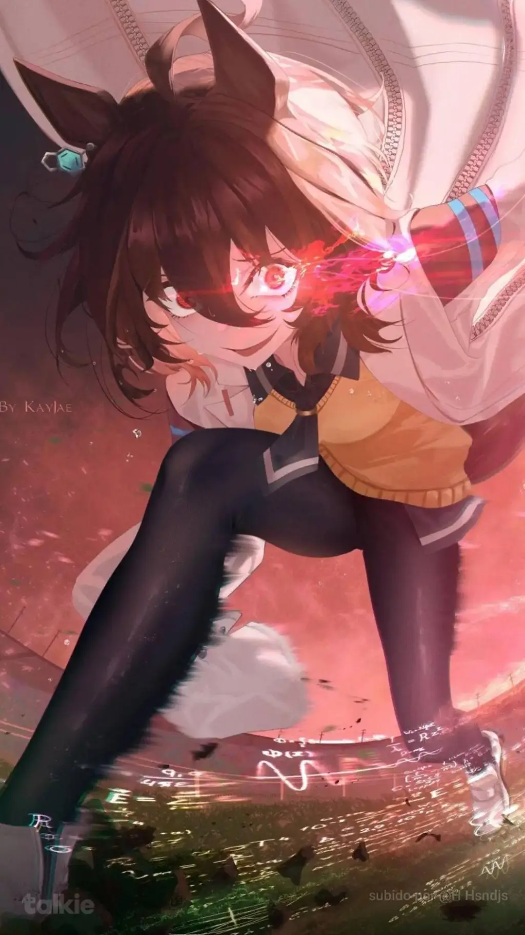 ai character: angnes yandere  background