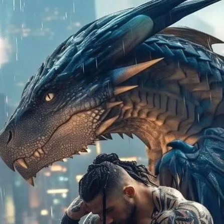 chat with ai character: Darian y su dragon