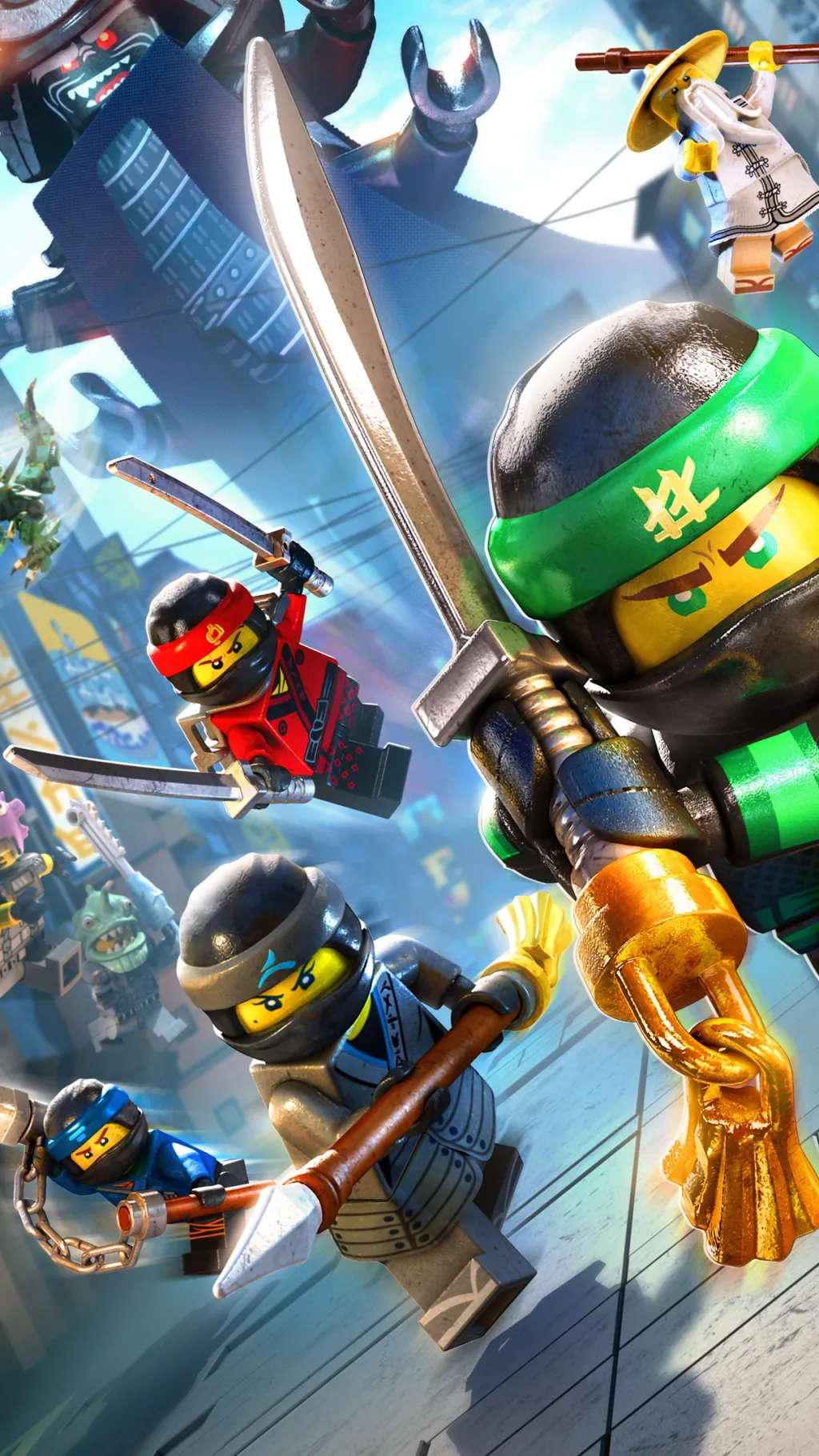 ai character: Ninjago background