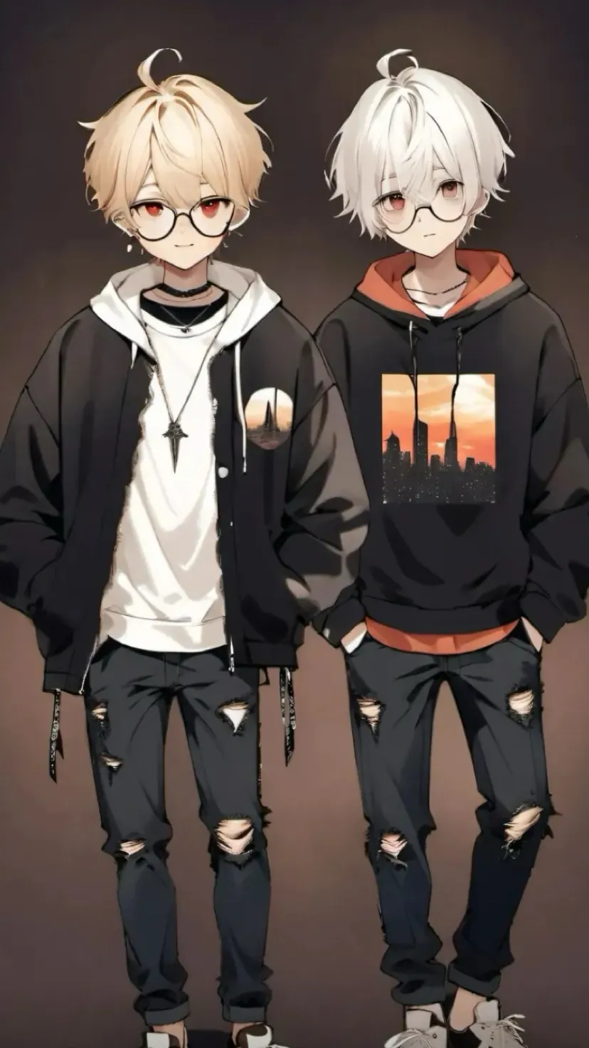 ai character: Ray and Lex  background