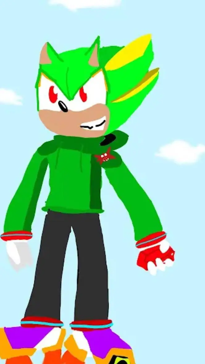 ai character: turn the hedehog background