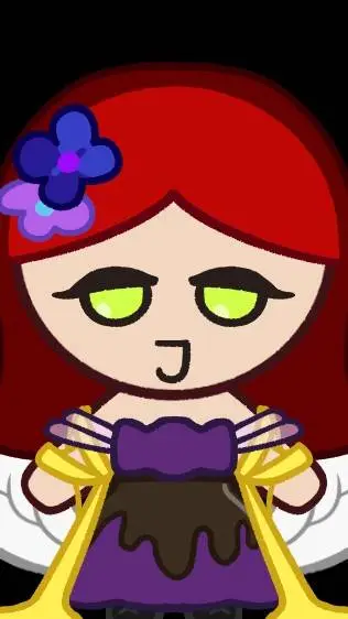 ai character: love cookie background