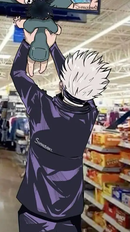 ai character: jjk walmart background