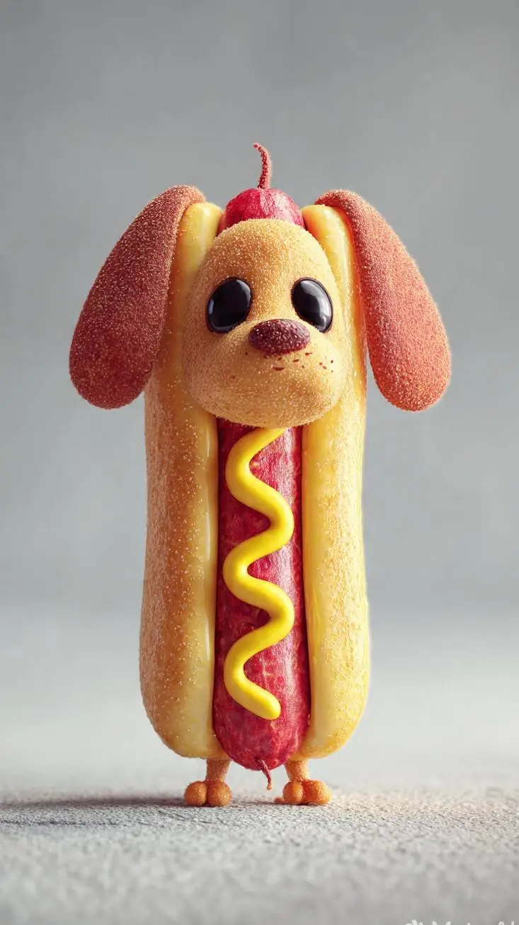 ai character: Ai generated dog background