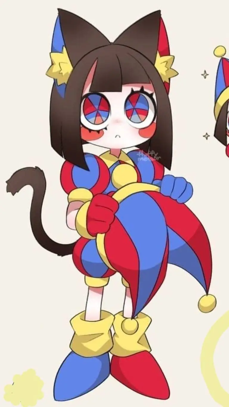 ai character: pomni gata background