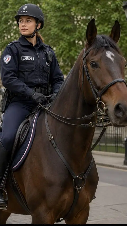ai character: Police a cheval! background
