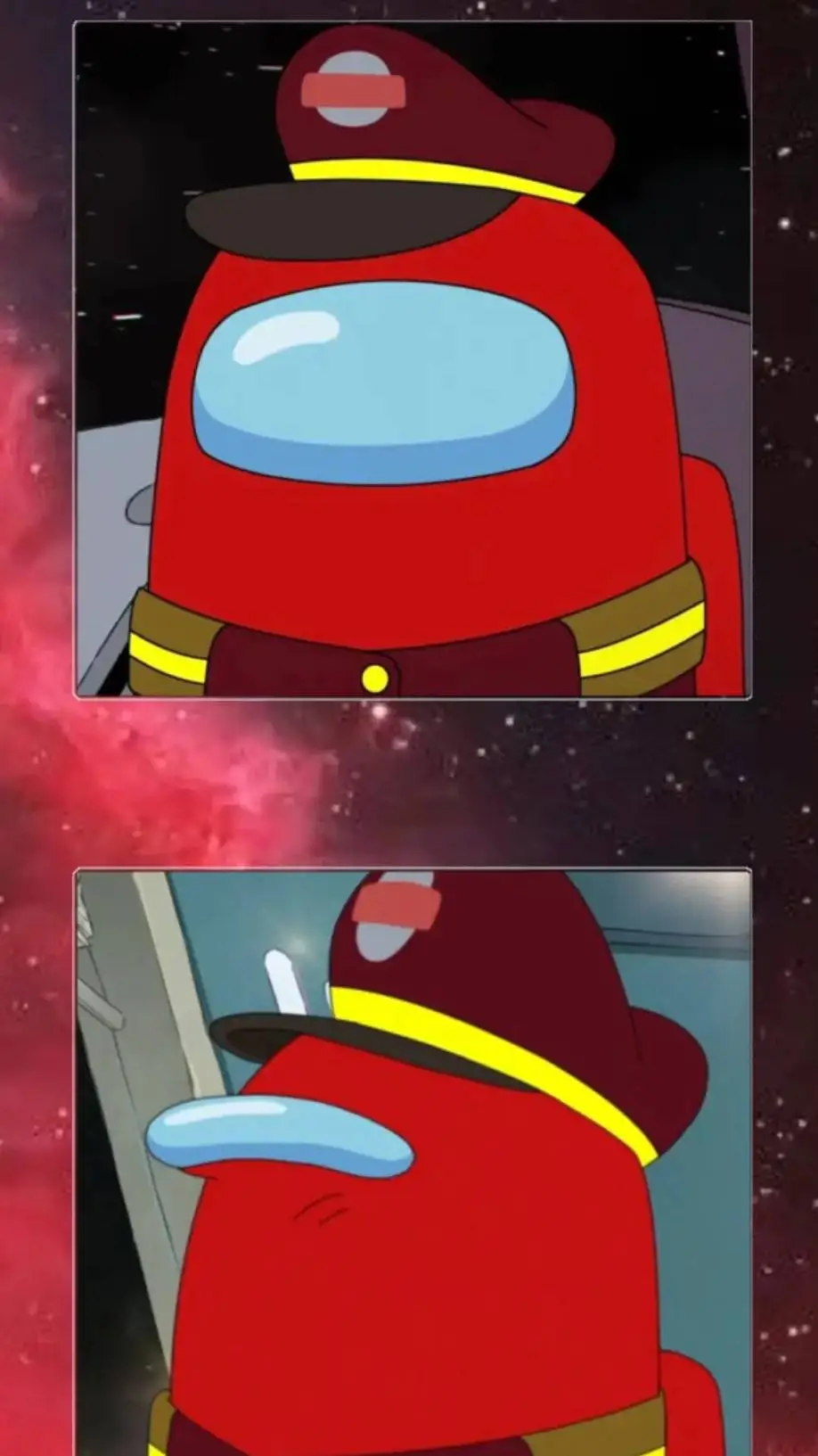 ai character: Capitán red background