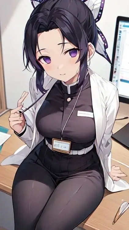 ai character: Shinobu kocho background