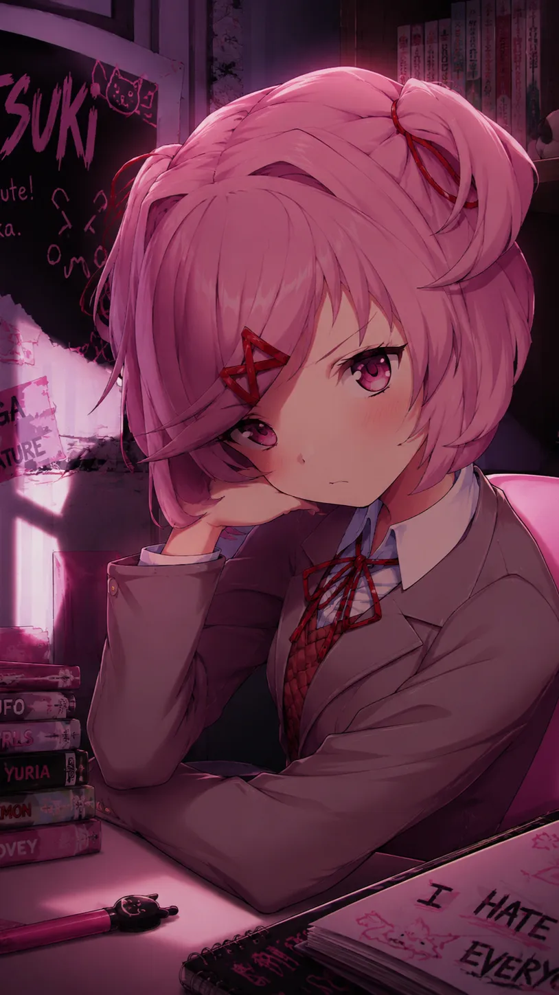 ai character: Natsuki background