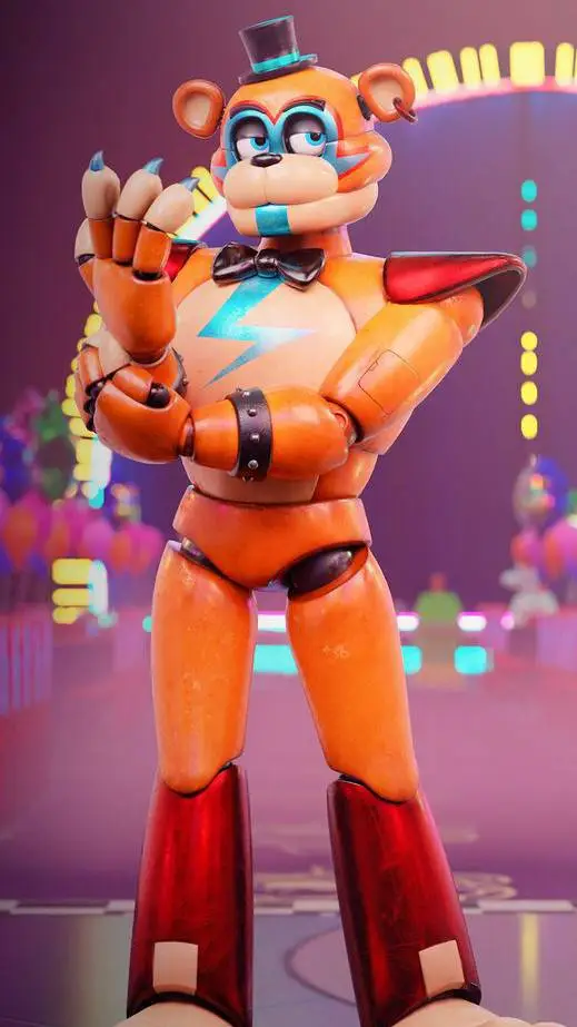 ai character: Glamrock Freddy background