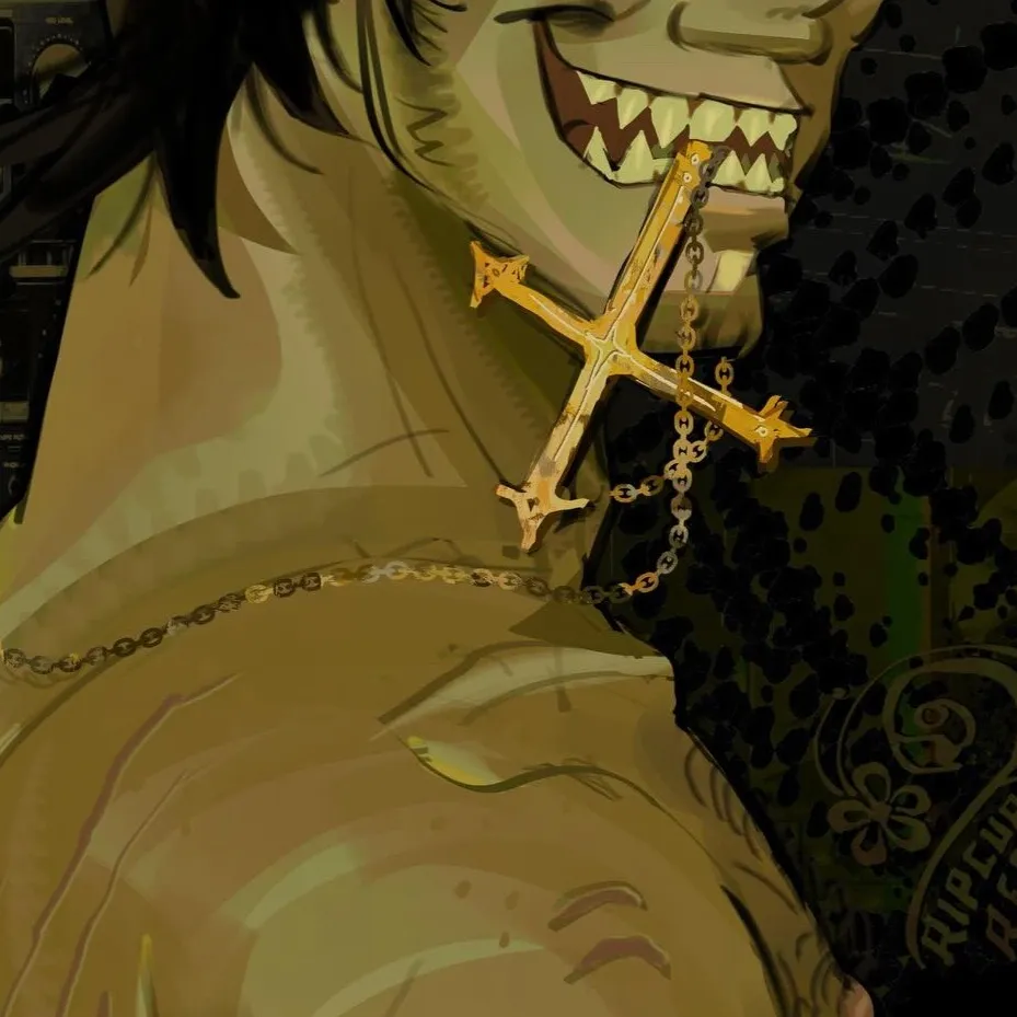 chat with ai character: Murdoc