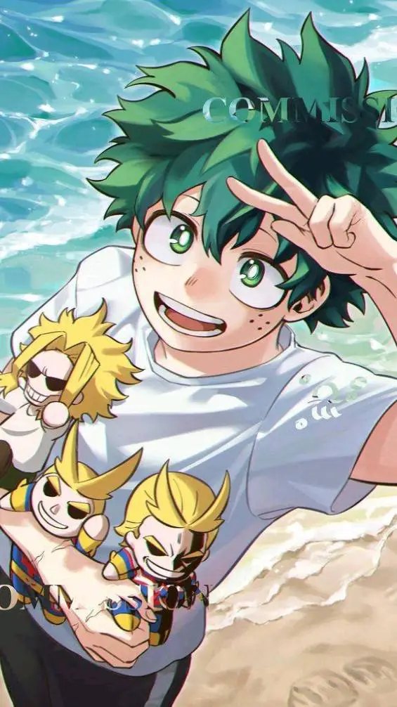 ai character: Izuku --Sleep over background