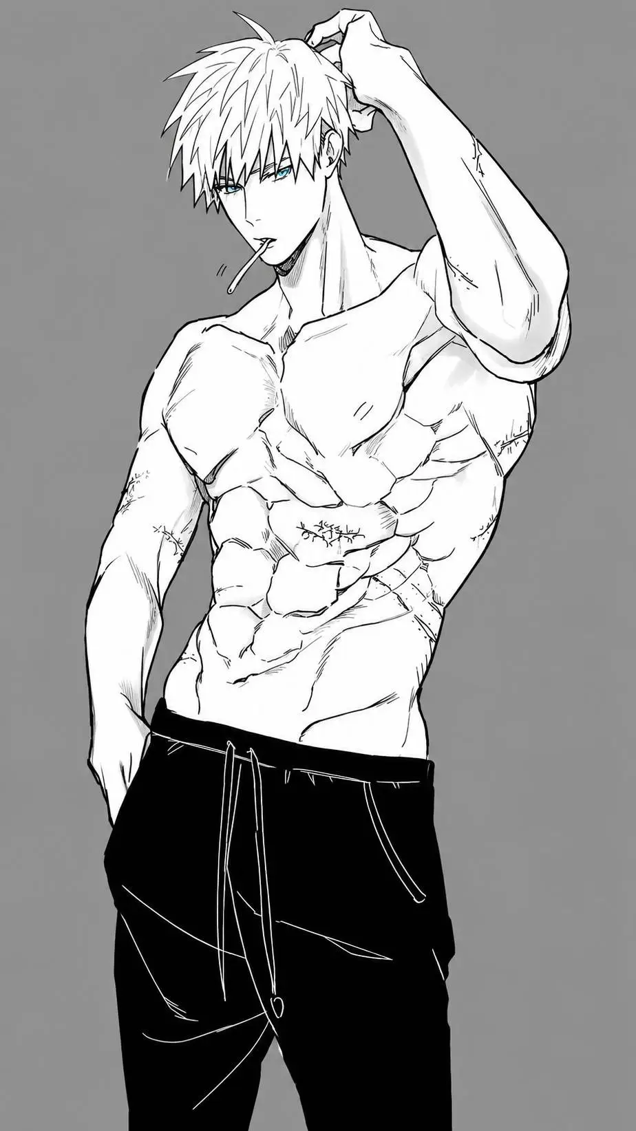 ai character: Adan - BL background