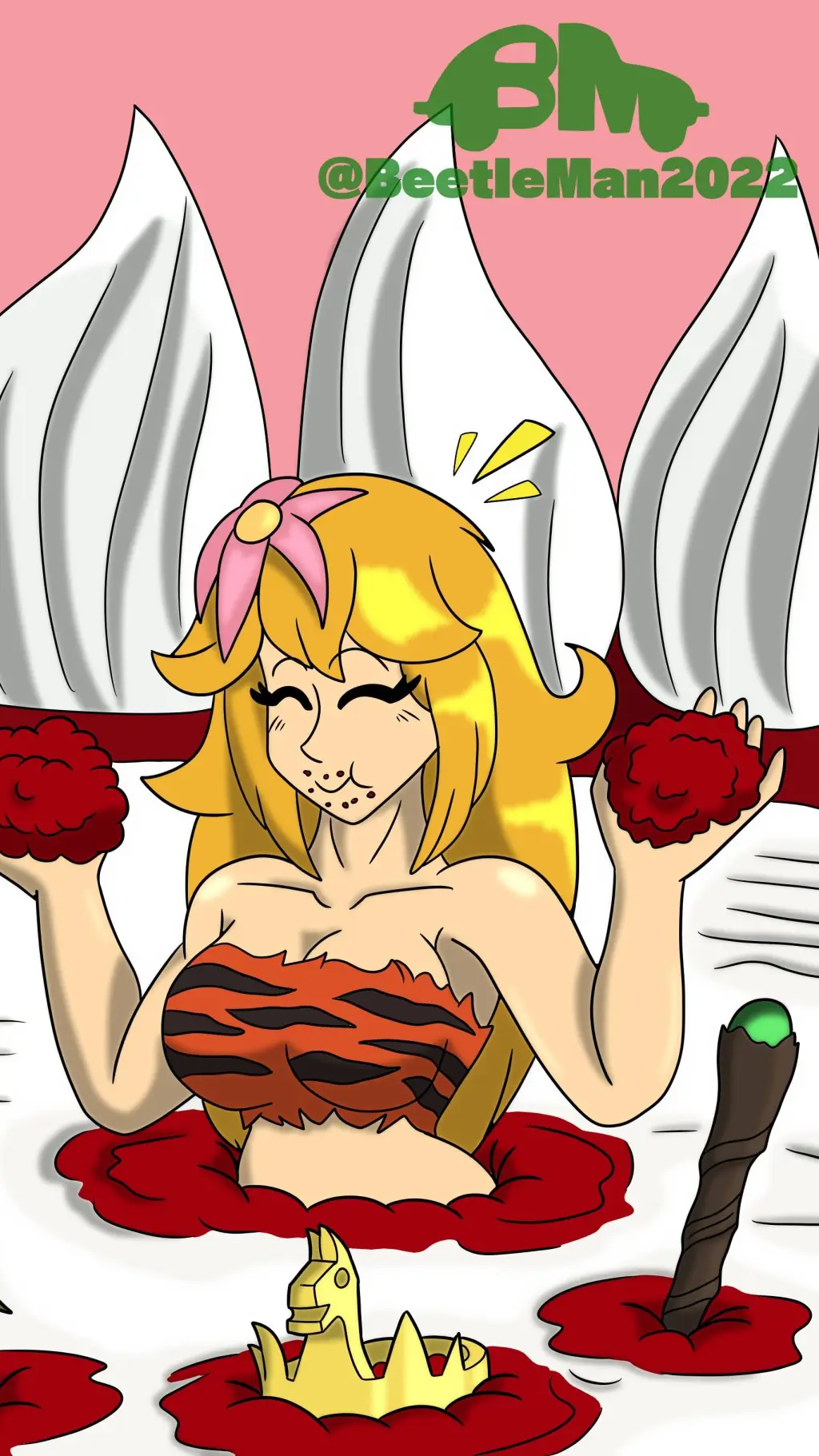 ai character: Cake pit background