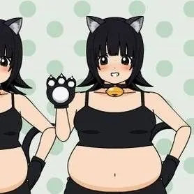 chat with ai character: Chubby catgirl