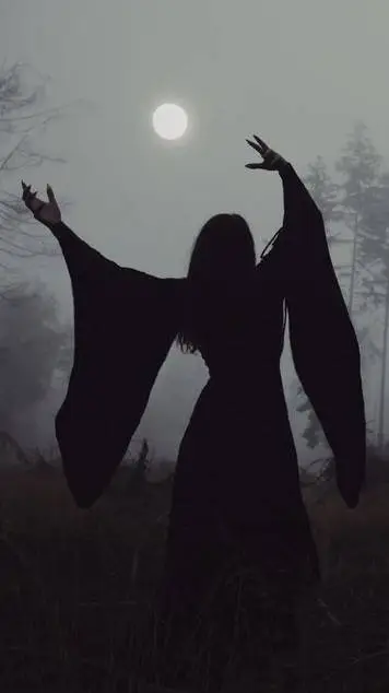ai character: wicca  background