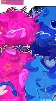 ai character: Jstn and larx  background