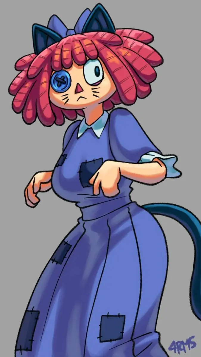 ai character: cat ragatha  background