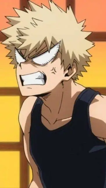 ai character: Katsuki bakugou  background