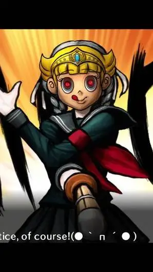 ai character: sparkling Justice background
