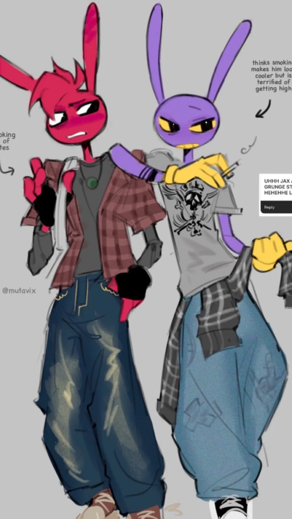 ai character: Thomas and jax♡ u background
