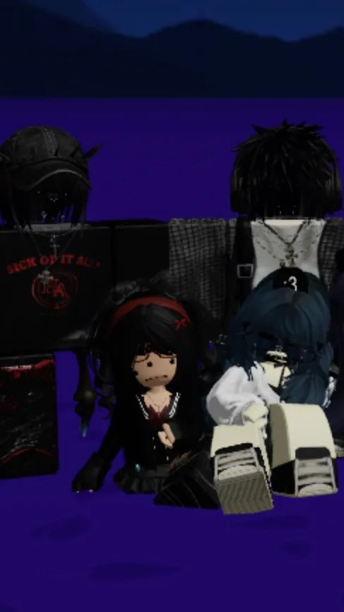 ai character: Roblox GC likes u background