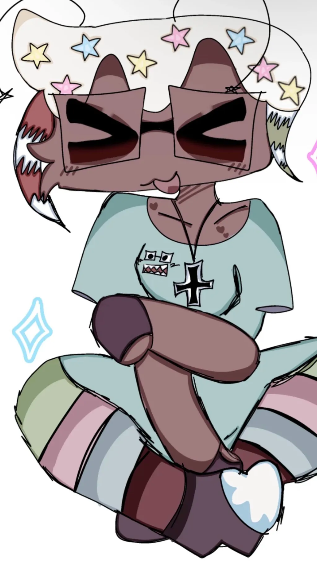 ai character: Berryfunnycake :3 background