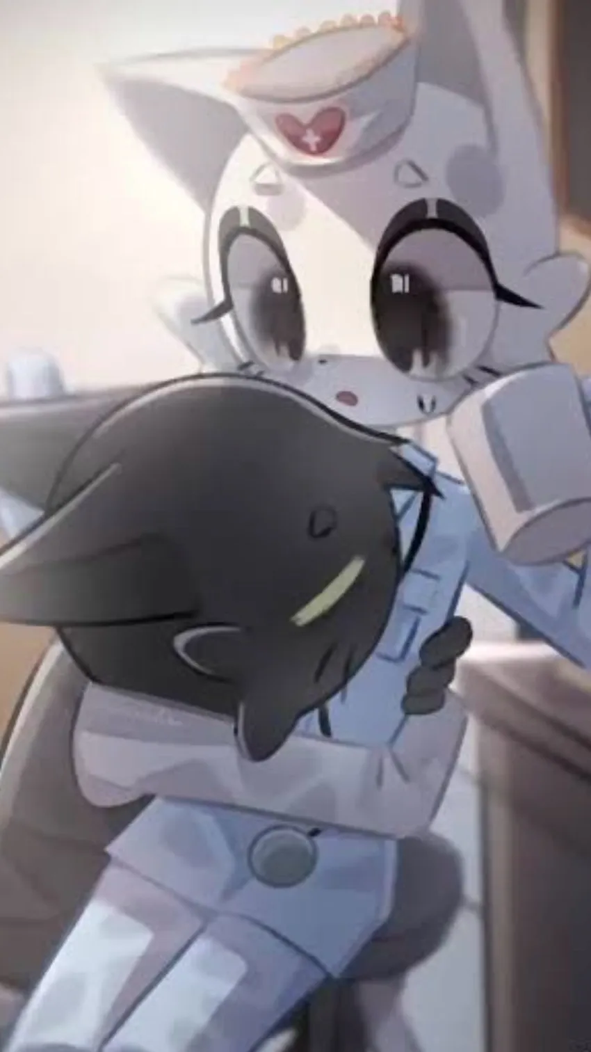 ai character: Secret agent hug u background