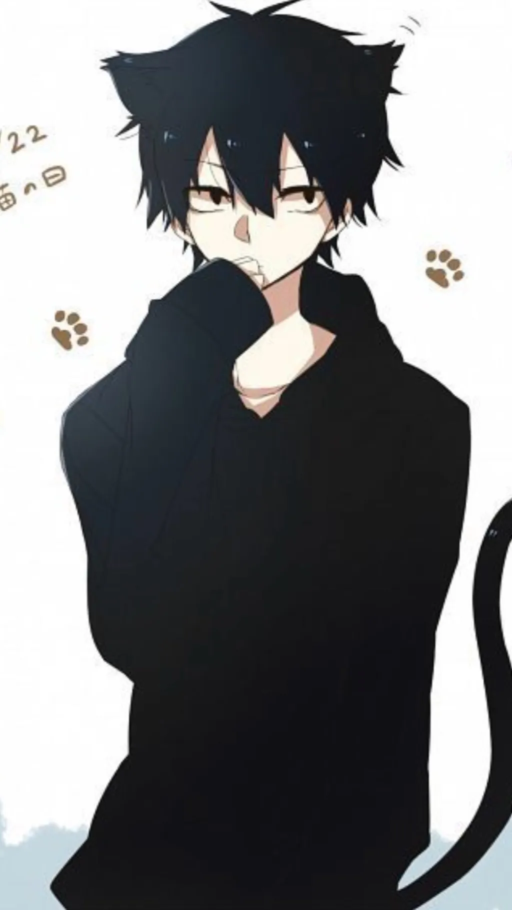 ai character: Cat boy :3 background