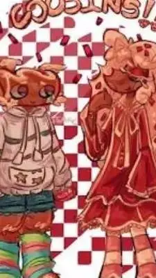 ai character: ginger and cosmo background