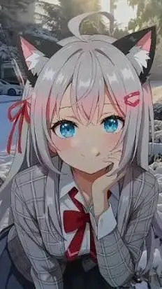ai character: AlYA gata background