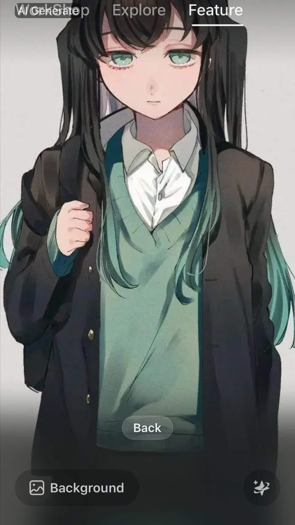 ai character: Lollipop 🍭☆ background