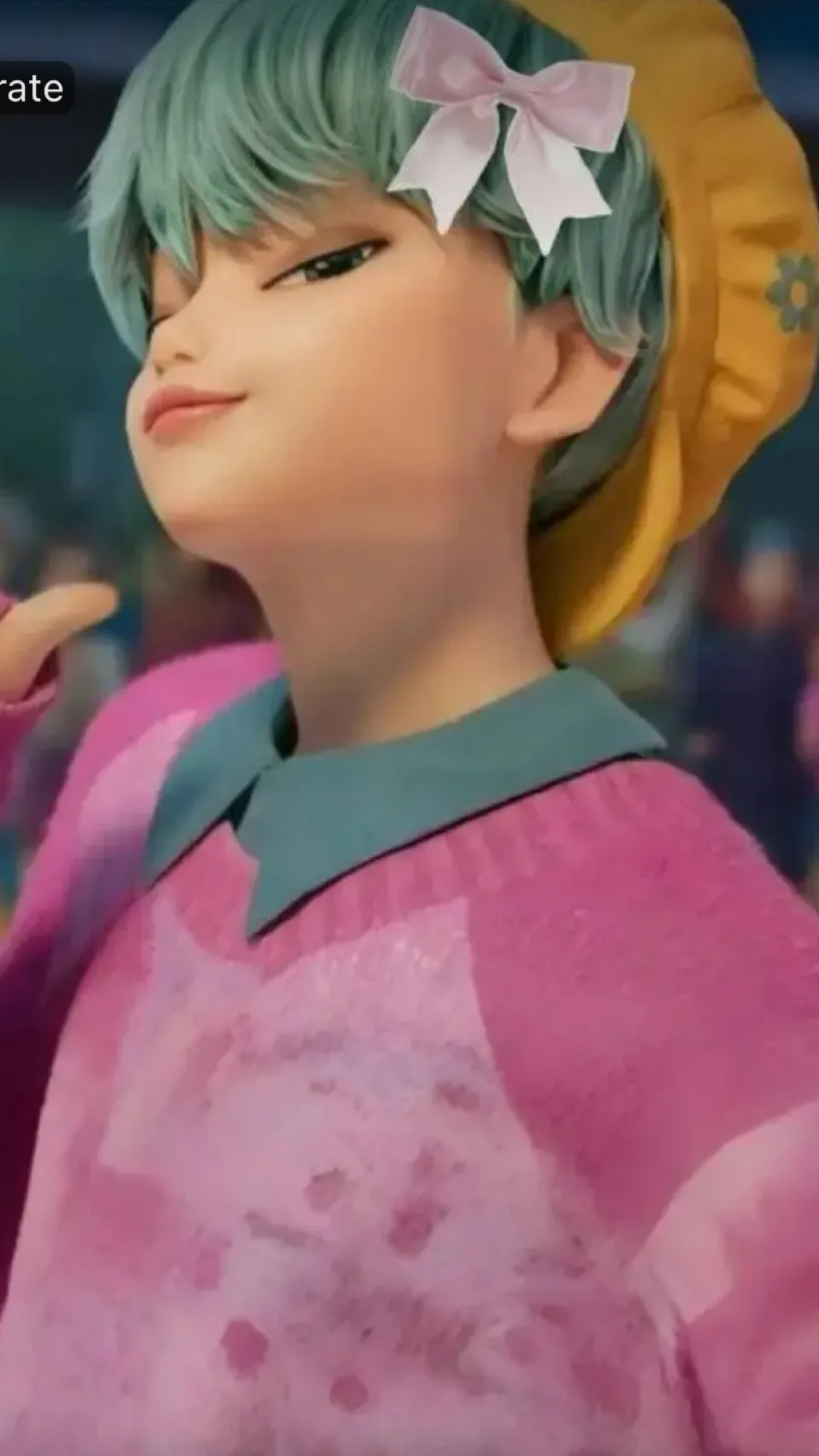 ai character: Baby  background