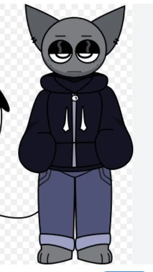 ai character: Gray background